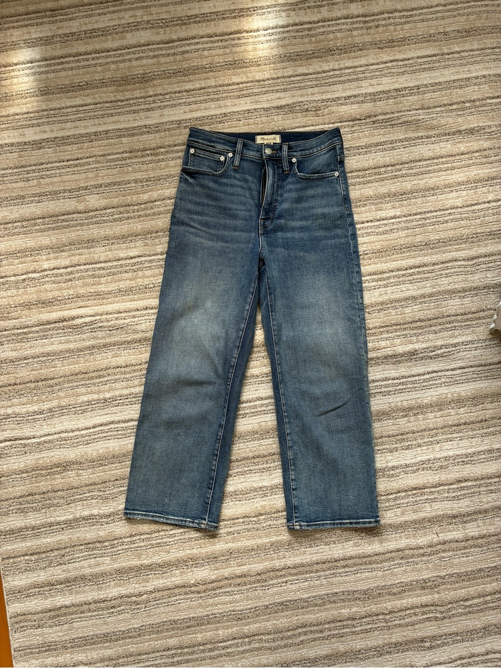 Madewell Slim Wide Leg Crop jeans size 27 - Picture 2 of 4